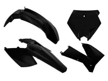 12 789 р. Комплект пластика R-Tech KTM SXSXF 125-525 05-06,XCXCF 125-525 05-07 (R-KITKTM-NR0-504) Черный  r-kitktm-nr0-504  с доставкой в г. Кемерово. Увеличить фотографию 1