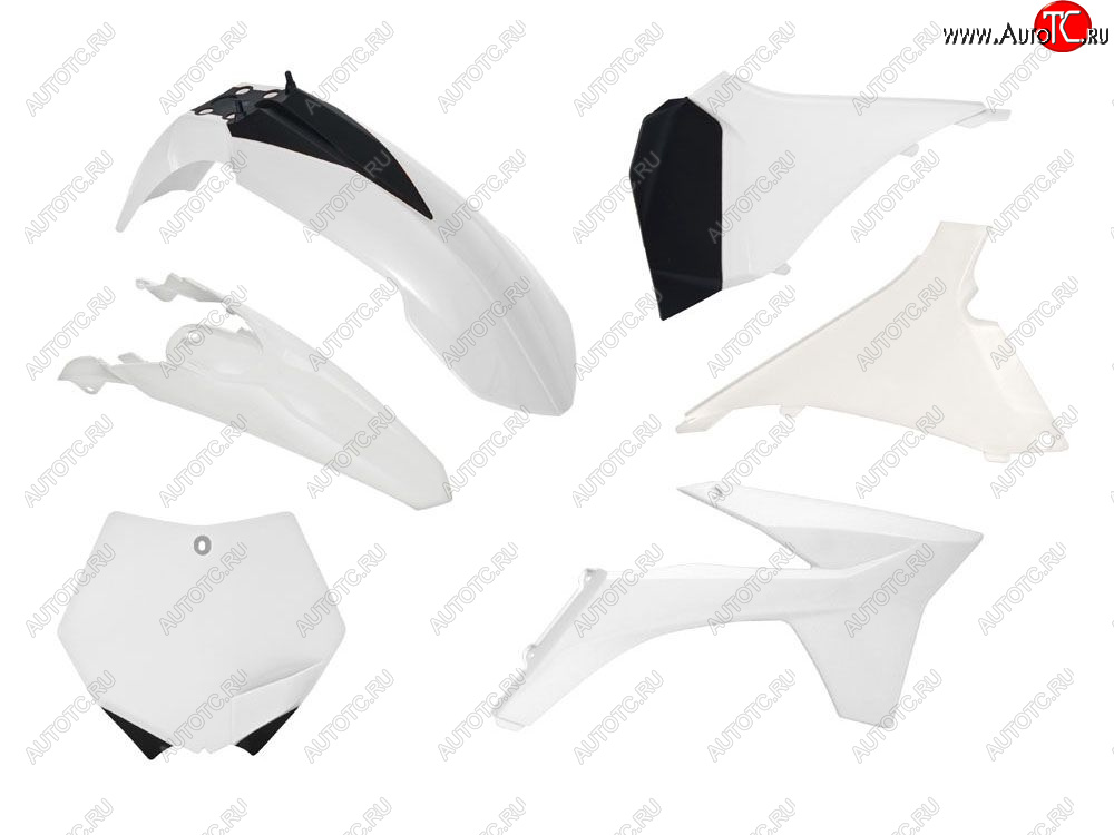 13 999 р. Комплект пластика R-Tech KTM SX 125150250 12,SXF 250350450 11-12 (R-KITKTM-BN0-509) Белый  r-kitktm-bn0-509  с доставкой в г. Кемерово