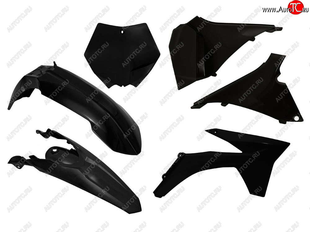13 999 р. Комплект пластика R-Tech KTM SX 125150250 12,SXF 250350450 11-12 (R-KITKTM-NR0-509) Черный  r-kitktm-nr0-509  с доставкой в г. Кемерово
