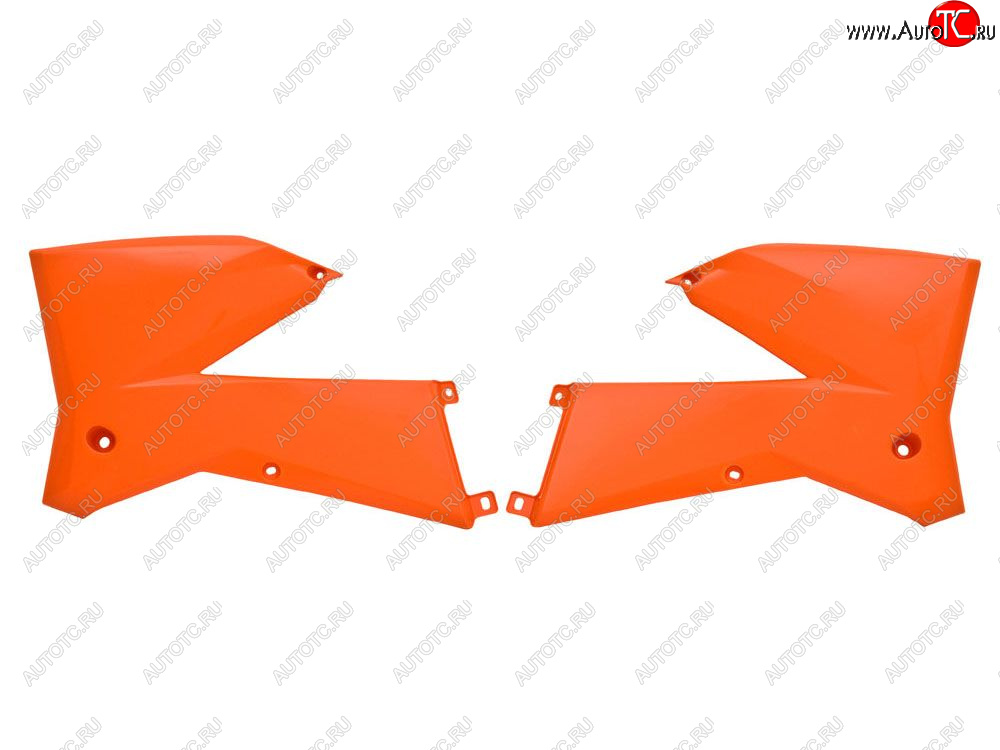 6 429 р. Обтекатели радиатора R-Tech KTM SXEXC 05-07,EXCF 07 (R-CVKTMAR0005) Оранжевый  r-cvktmar0005  с доставкой в г. Кемерово