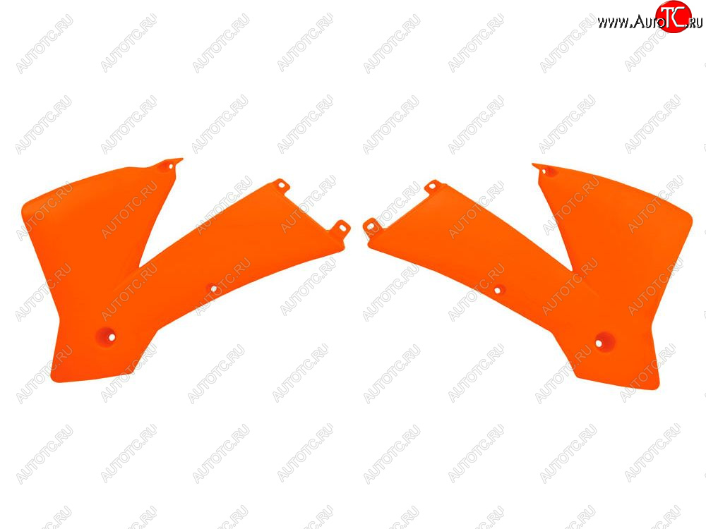 6 949 р. Обтекатели радиатора R-Tech KTM SX 01-04, EXC 03-04 (R-CVKTMAR9803) Оранжевый  r-cvktmar9803  с доставкой в г. Кемерово