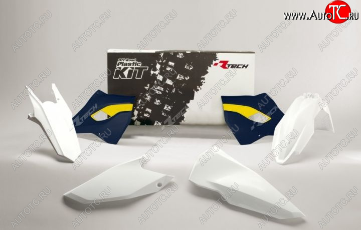 11 799 р. Комплект пластика R-Tech Husqvarna TEFE 15-16 (R-KITHSQ-OEM-416) белыйсиний  r-kithsq-oem-416  с доставкой в г. Кемерово