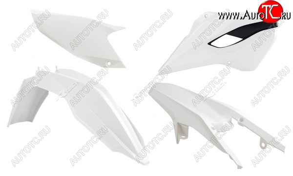 12 749 р. Комплект пластика R-Tech Husqvarna TEFE 2014 (R-KITHSQ-OEM-410) белыйчерный  r-kithsq-oem-410  с доставкой в г. Кемерово