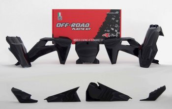Комплект пластика R-Tech Husqvarna TCFCTXFX 2019- (R-KITHSQ-NR0-599) черный  r-kithsq-nr0-599