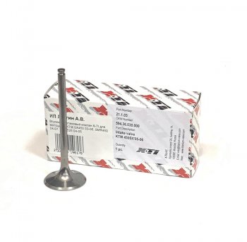 Впускной Титановый клапан X-TI для мотоцикла KTM SX450 03-06, SMR450 04-07, SMR525 04-05  xti-sx450-06in