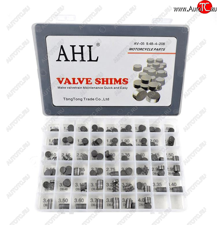 11 849 р. Комплект регулировочных шайб AHL 9.48 мм 208шт. 1,20-3.80  пм-00025748  с доставкой в г. Кемерово
