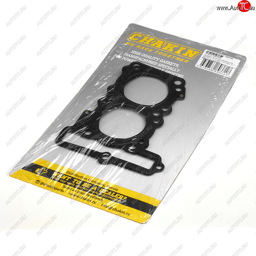 2 449 р. Прокладка ГБЦ CHAKIN Kawasaki Ninja 250300 13-17, KLE300 17-23, Z250 13-17, Z300 14-18 11004-0734  100k-043  с доставкой в г. Кемерово