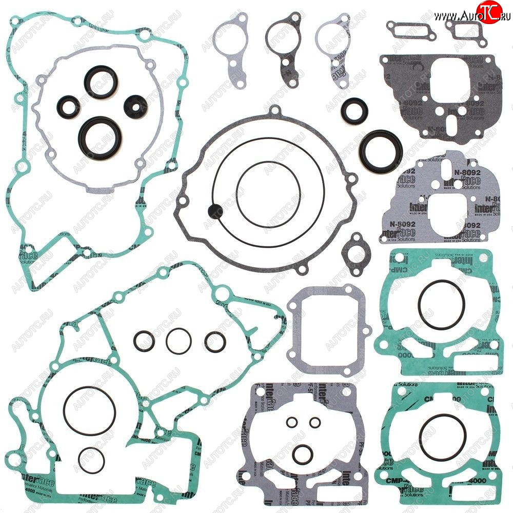 9 349 р. Комплект прокладок и сальников  WINDEROSA KTM 125EXC 05-06 125SX 02-15  125TC 14-15 (811309)  811309  с доставкой в г. Кемерово