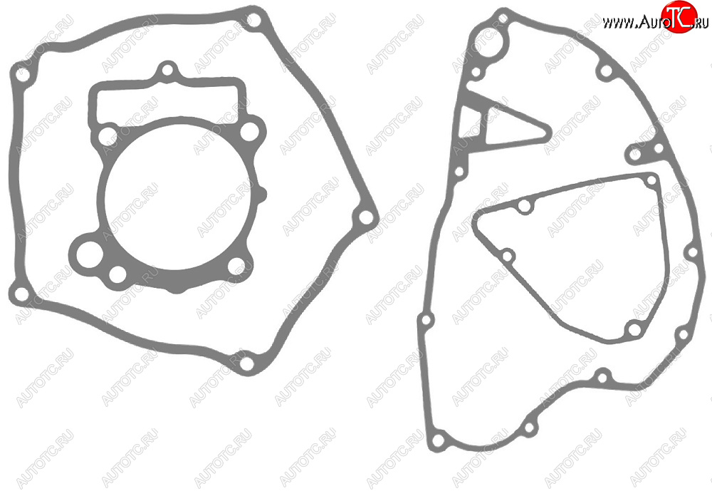 1 999 р. Комплект прокладок CHAKIN для мотоцикла Kawasaki KX250F 04-08, Suzuki RMZ250 04-06  00kk-009  с доставкой в г. Кемерово
