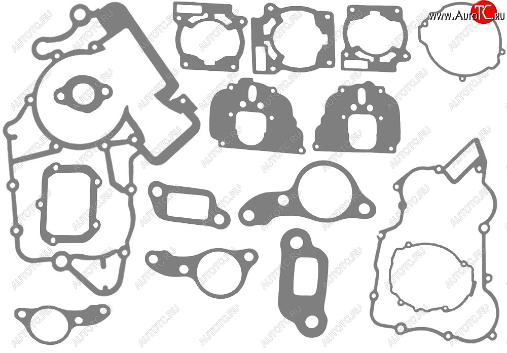 3 389 р. Комплект прокладок CHAKIN для мотоцикла KTM 125SX 07-15 144SX 07-08 150SX 09-15 XC 10-14  0kkt-005  с доставкой в г. Кемерово