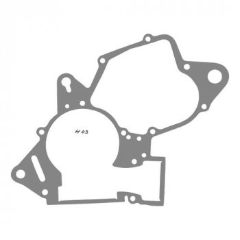 Honda CR125 1987-1999 Прокладка половинок картера 11191-KZ4-890, 11191-KZ4-620  000h-043