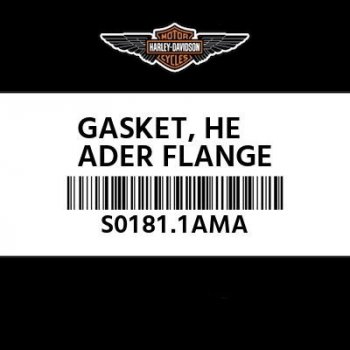 Прокладка глушителя Harley Davidson OEM S0181.1AMA 1шт.  пм-00021779