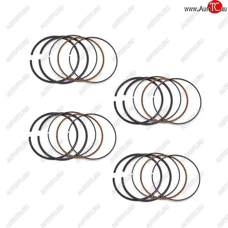 1 499 р. Поршневые кольца AHL Kawasaki ZZR400 90-07, ZRX400 94-08 57,5мм (13008-1129)  пм-00028420  с доставкой в г. Кемерово