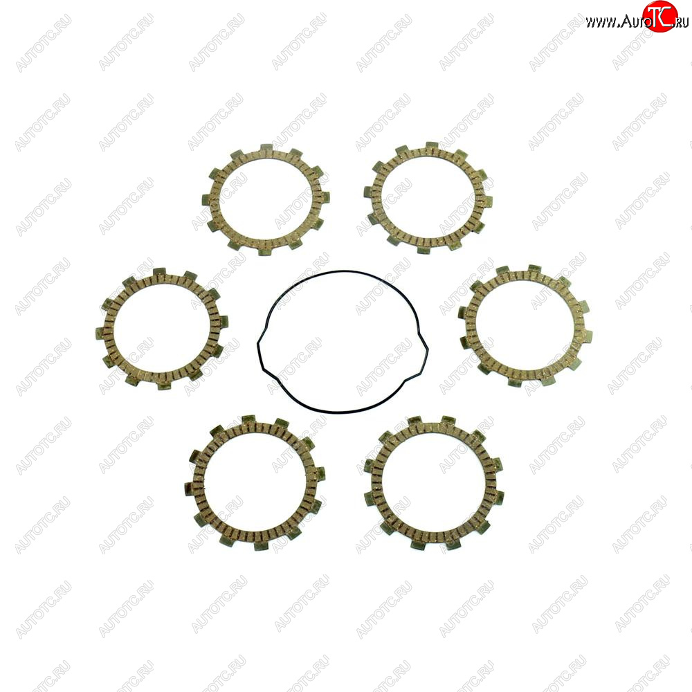4 649 р. Компл. фрикц. дисков сцепл.+прокладка Athena KTM SX65 09-23, MC65 20-23, TC65 17-23  p40230019  с доставкой в г. Кемерово