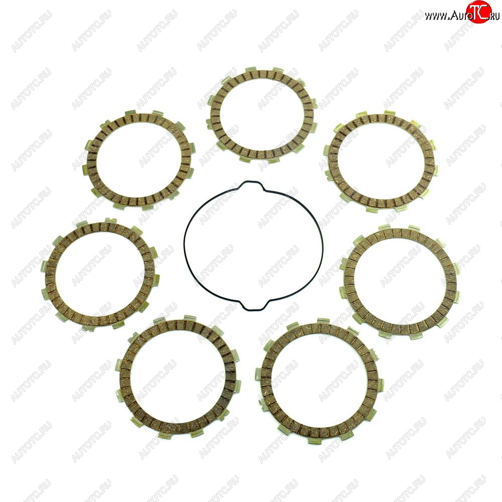 6 299 р. Компл. фрикц. дисков сцепл.+прокладка Athena KTM SX125150 16-19  p40230035  с доставкой в г. Кемерово