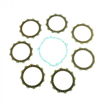Компл. фрикц. дисков сцепл.+прокладка Athena KTM SX125 98-15,EXC125 04-14  p40230036
