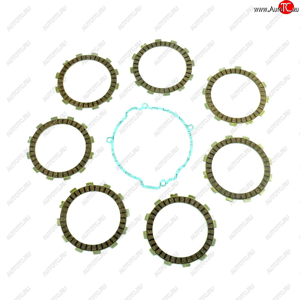 5 999 р. Компл. фрикц. дисков сцепл.+прокладка Athena KTM SX125 98-15,EXC125 04-14  p40230036  с доставкой в г. Кемерово
