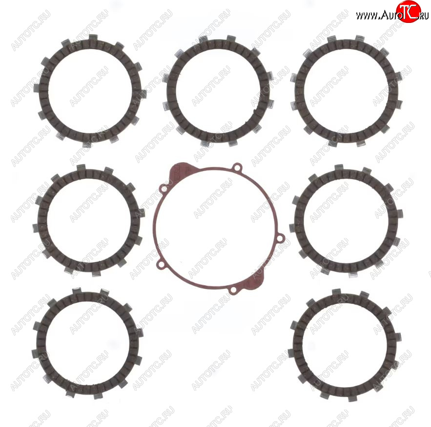 5 499 р. Компл. фрикц. дисков сцепл.+прокладка Athena KTM SX85 03-17,TC85 14-17  p40230045  с доставкой в г. Кемерово