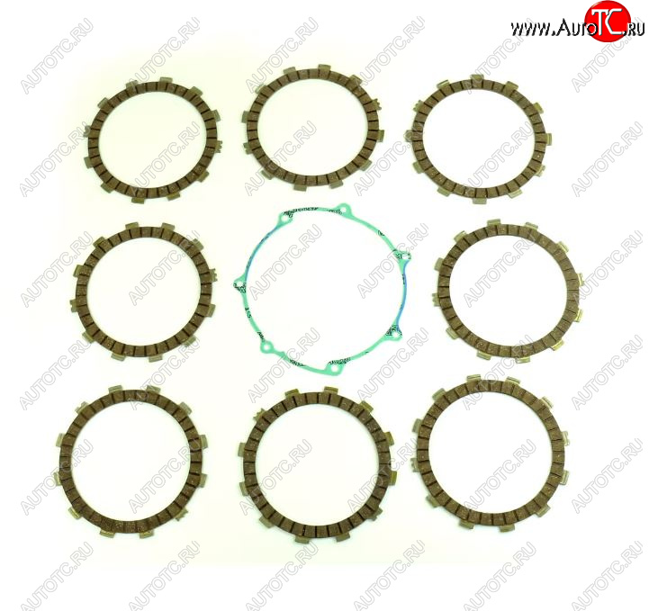 8 349 р. Компл. фрикц. дисков сцепл.+прокладка Athena Yamaha YZ450F 07-09  p40230076  с доставкой в г. Кемерово