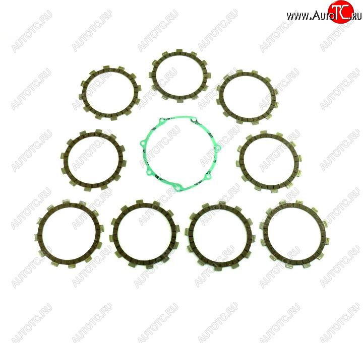 6 849 р. Компл. фрикц. дисков сцепл.+прокладка Athena Yamaha YZ250F 01-13, WR250F 01-13  p40230106  с доставкой в г. Кемерово