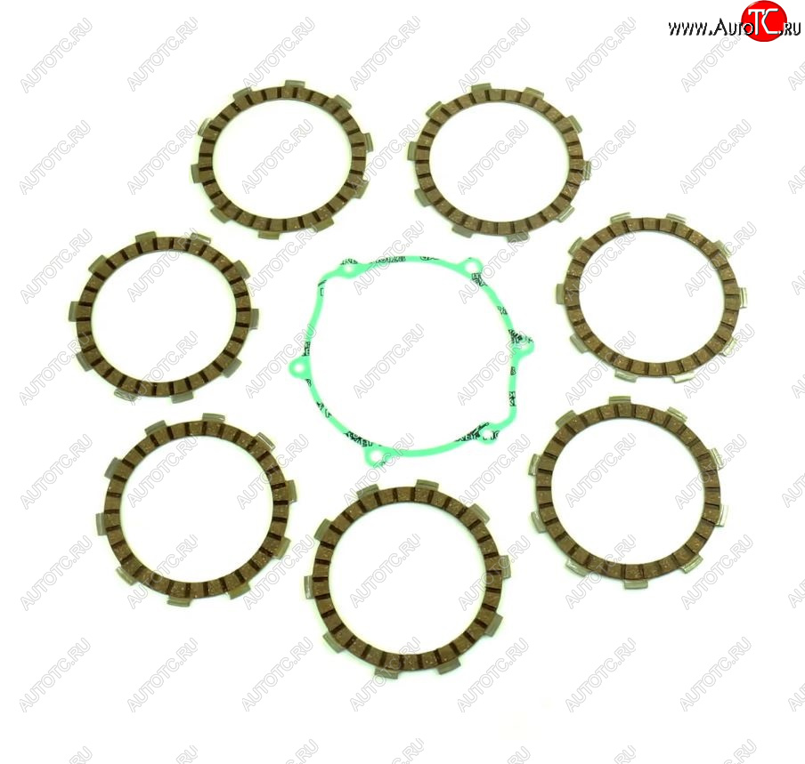 4 499 р. Компл. фрикц. дисков сцепл.+прокладка Athena Yamaha YZ85 02-22  p40230107  с доставкой в г. Кемерово
