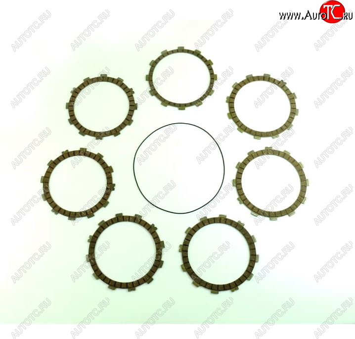6 449 р. Компл. фрикц. дисков сцепл.+прокладка Athena Honda CRF450R 17-20, CRF450RX 17-20, CRF450X 17-22  p40230114  с доставкой в г. Кемерово