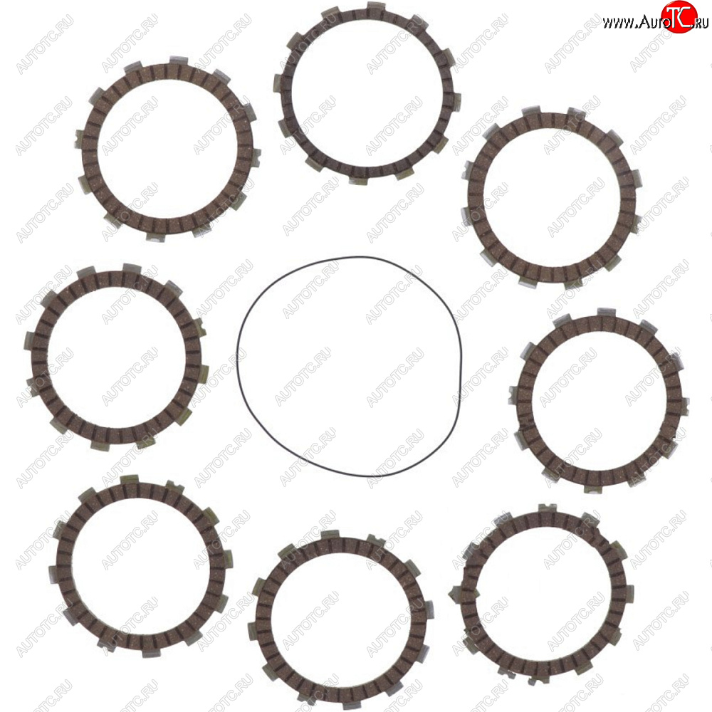 6 549 р. Компл. фрикц. дисков сцепл.+прокладка Athena Honda CRF250R 18-21, CRF250RX 19-21  p40230117  с доставкой в г. Кемерово