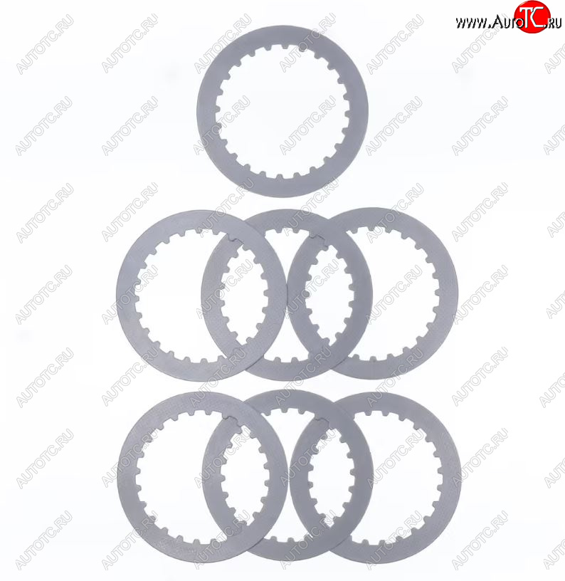 3 579 р. Компл. стальных дисков сцепления Athena Honda CRF250R 04-21, CRF250RX 19-21, CRF250X 04-17  p40240050  с доставкой в г. Кемерово