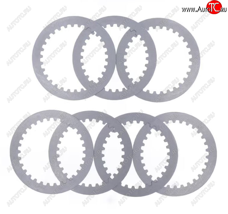 4 799 р. Компл. стальных дисков сцепления Athena Yamaha YZ450F 07-22,YZ450FX 19-22, YZ250 94-22, YZ250X 16-22  p40240061  с доставкой в г. Кемерово
