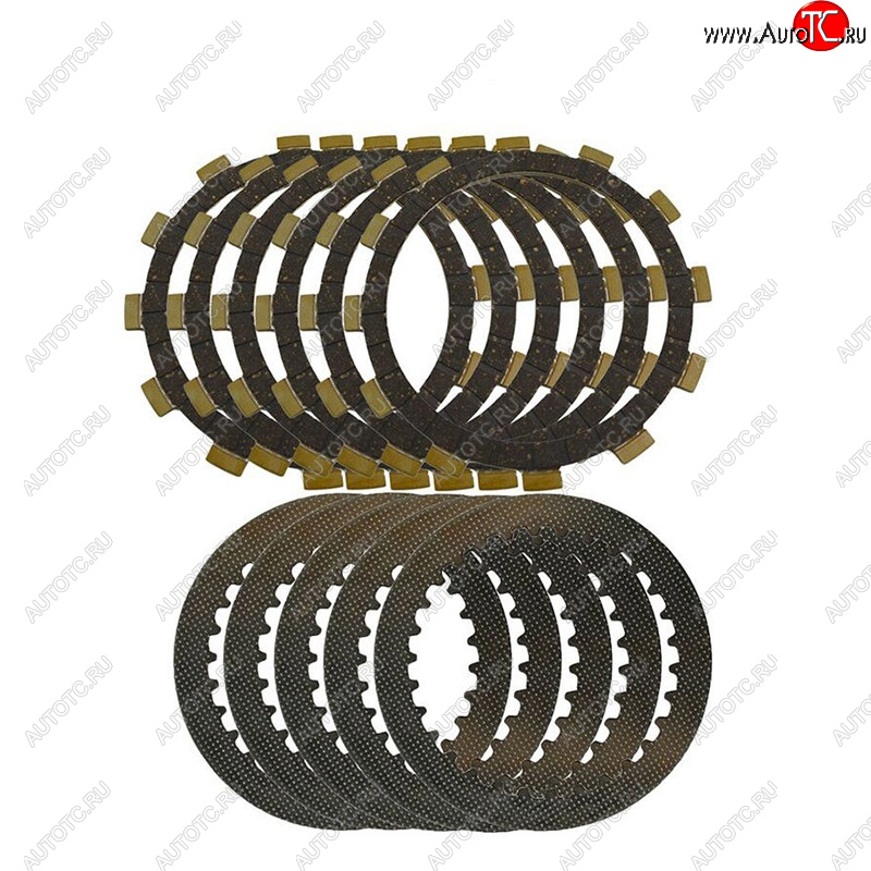 7 599 р. Комплект дисков сцепления AHL Сталь+Фрикционы Yamaha TTR250 99-06  пм-00025511  с доставкой в г. Кемерово