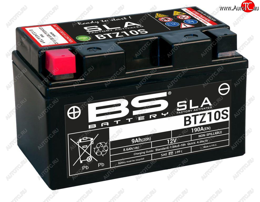 6 649 р. Аккумулятор BS-BATTERY BTZ10SYTZ10S SLA  300636  с доставкой в г. Кемерово