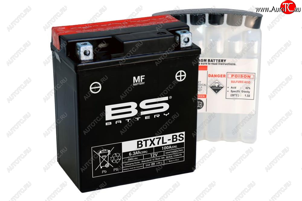 3 699 р. Аккумулятор BS-BATTERY BTX7L-BSYTX7L-BS  300620  с доставкой в г. Кемерово