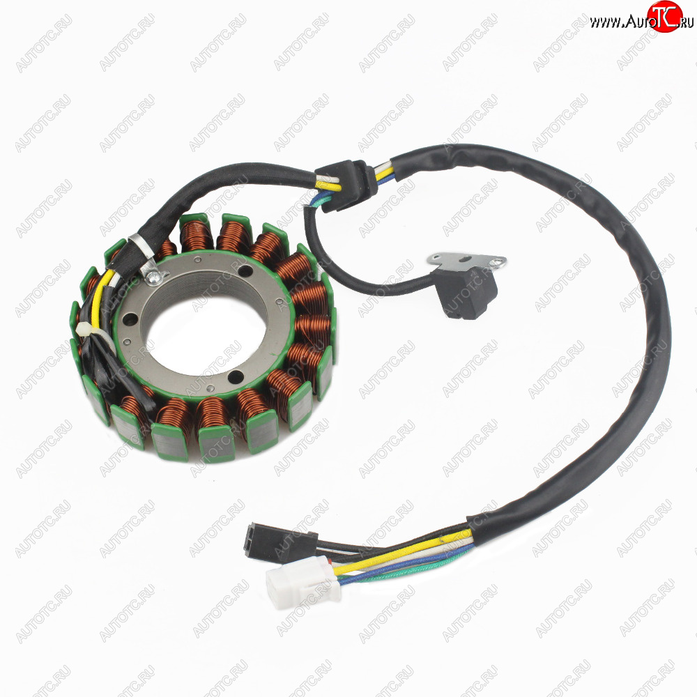 5 949 р. Статор генератора Suzuki LTA500 02-07,Arctic Cat TRV500 02-08,FIS400500 03-04,ATV400500 03-09 и др  пм-00028708  с доставкой в г. Кемерово