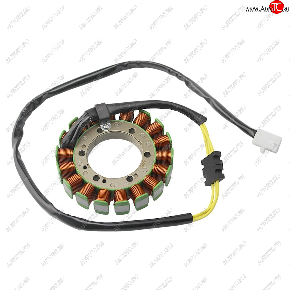 5 849 р. Статор генератора Yamaha XVS400 96-08, XVS650 97-03, XV400 91-94, XV535 87-01 (4VR-81410-00-00)  пм-00028625  с доставкой в г. Кемерово
