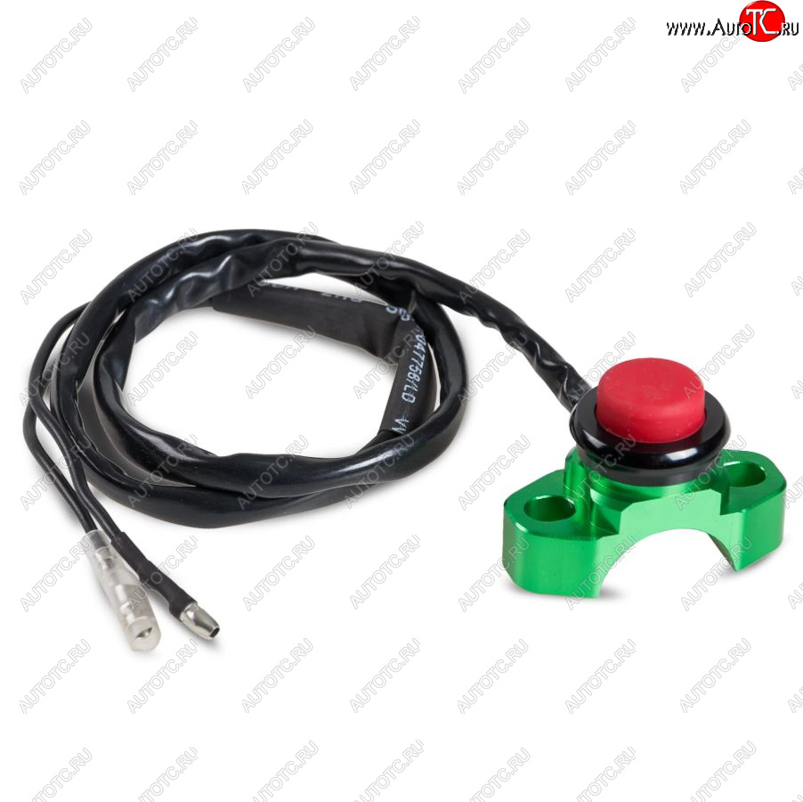2 299 р. Выключатель двигателя SM-PARTS на рычаг сцепл.тормоза CNC зеленый  010263-290-4123  с доставкой в г. Кемерово