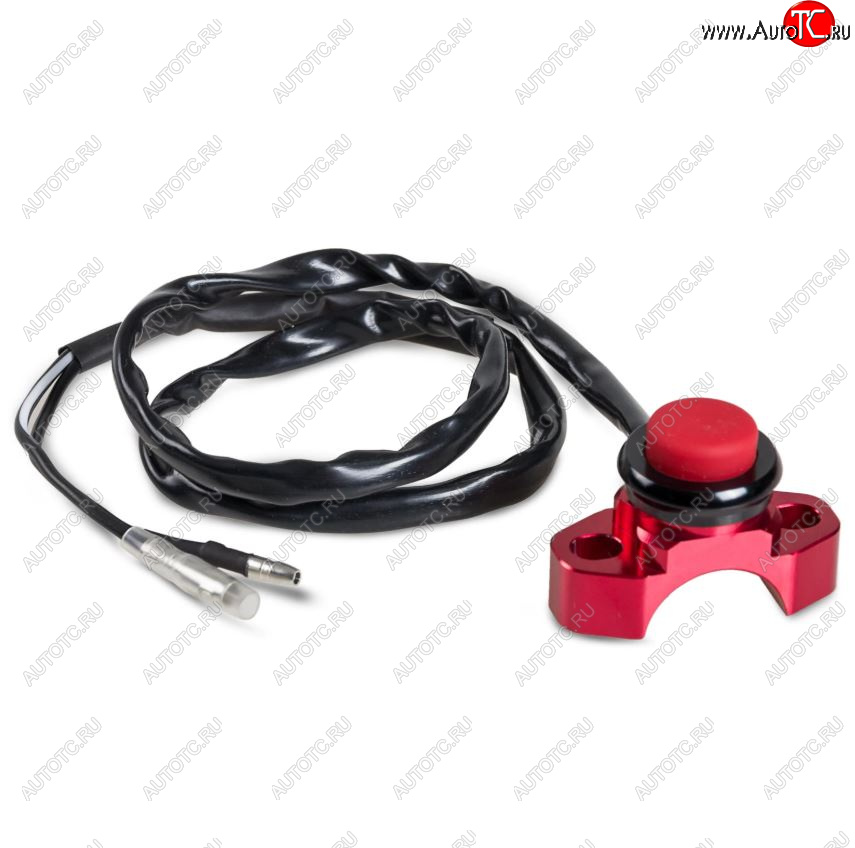 1 599 р. Выключатель двигателя SM-PARTS на рычаг сцепл.тормоза CNC красный  010263-290-7106  с доставкой в г. Кемерово