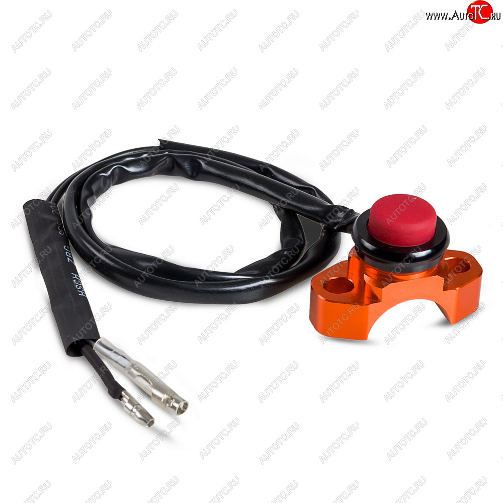 2 299 р. Выключатель двигателя SM-PARTS на рычаг сцепл.тормоза CNC оранжевый  010263-290-9839  с доставкой в г. Кемерово