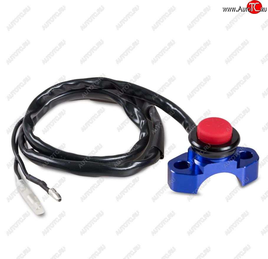 1 599 р. Выключатель двигателя SM-PARTS на рычаг сцепл.тормоза CNC синий  010263-290-7777  с доставкой в г. Кемерово