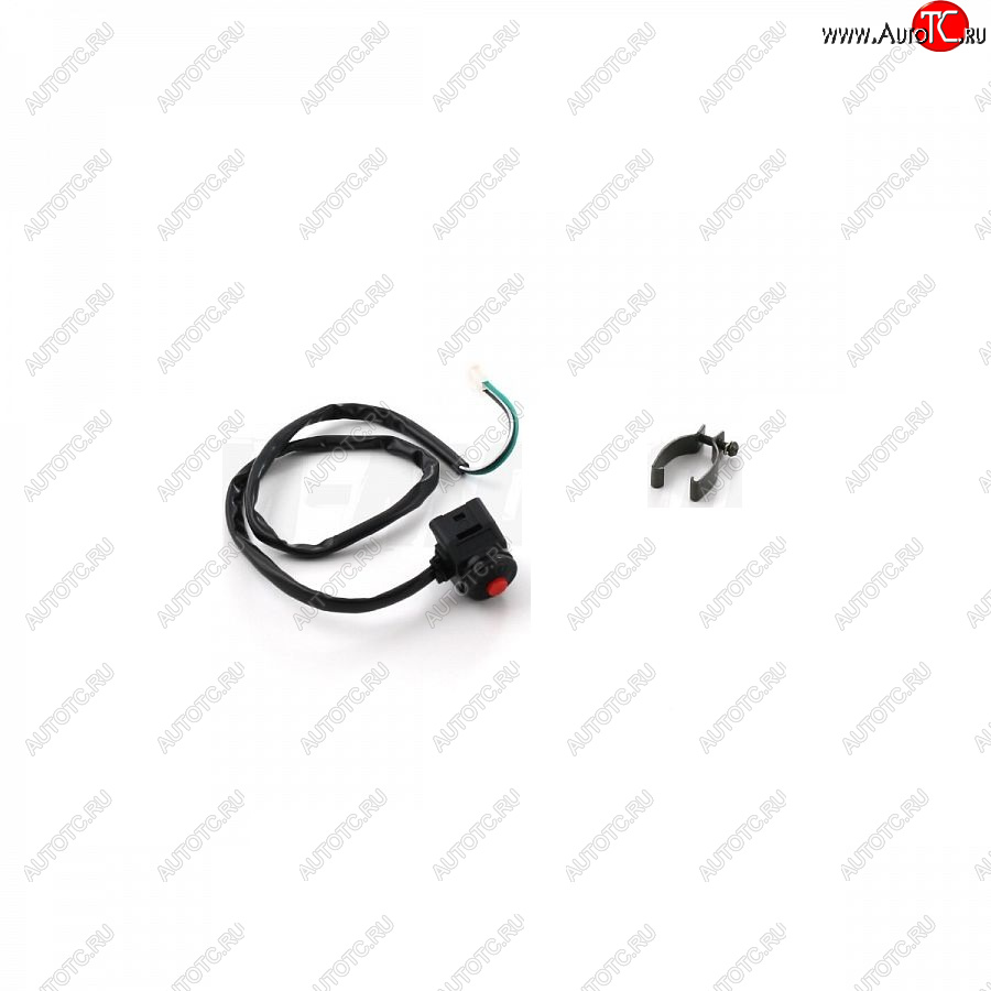 169 р. Кнопка выкл. двигателя с креплением на руль круглая SM-PARTS  020340-290-5705  с доставкой в г. Кемерово
