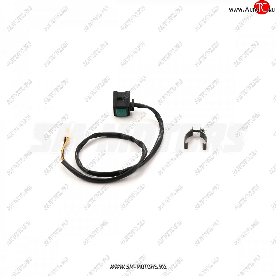 200 р. Кнопка стартера с креплением на руль квадратная SM-PARTS  020340-290-6105  с доставкой в г. Кемерово