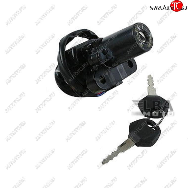 2 679 р. Замок зажигания с ключами для Yamaha YZF-R1 02-03, FZ6SN 04-10, YZF-R6 06-14  пм-00006840  с доставкой в г. Кемерово