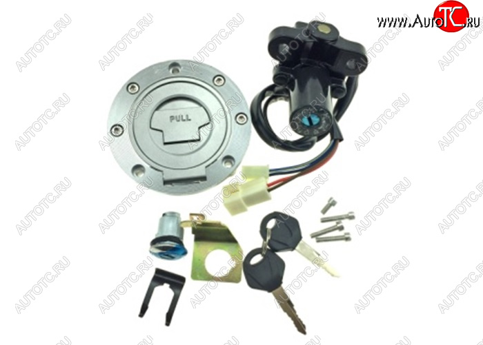3 699 р. Комплект ключей и замков для Yamaha YZF-R1 02-14, YZF-R6 04-11, FZ6, FZ1  пм-00019468  с доставкой в г. Кемерово