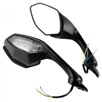 Зеркала для мотоцикла Yamaha YZF-R1 15-20, YZF-R6 17-20 с поворотниками  пм-00019397