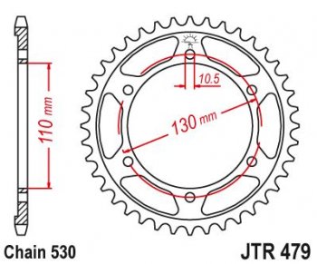 Звезда цепного привода JTR479 42  jtr479.42