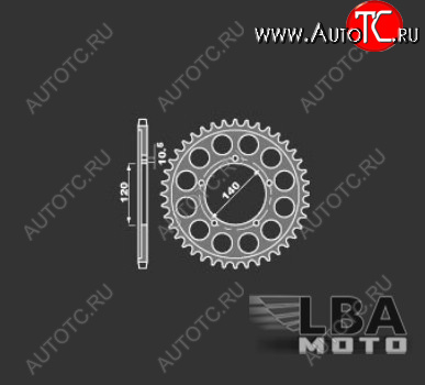 2 359 р. PBR Звезда задняя 4409 43 C45  49 463  с доставкой в г. Кемерово