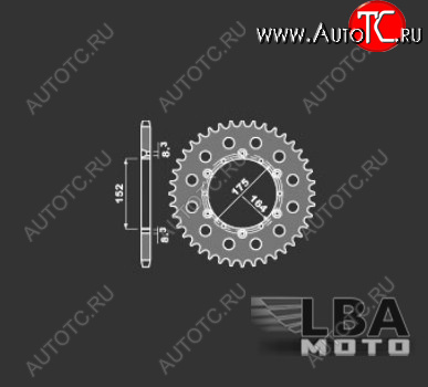 2 359 р. PBR Звезда задняя 860 42 C45  49 481  с доставкой в г. Кемерово