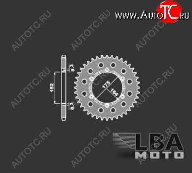 1 799 р. PBR Звезда задняя 856 52 C45  пм-00021466  с доставкой в г. Кемерово