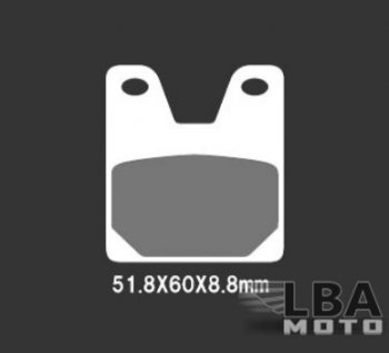 Тормозные колодки Nissin 2P-267ST(264)  28 563