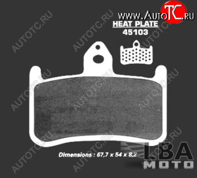 2 599 р. Тормозные колодки Nissin 2P-203NS (154)  9 152  с доставкой в г. Кемерово