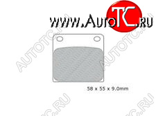 1 099 р. Тормозные колодки Parts Unlimited TSRP-639645 (DP203)  пм-00017406  с доставкой в г. Кемерово